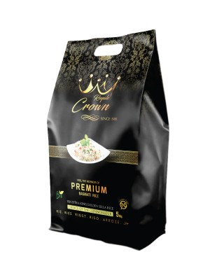 Royale Crown Premium Extra Long Steamed Basmati Rice-05kg
